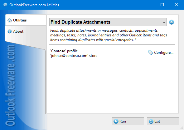 Find Duplicate Attachments for Outlook