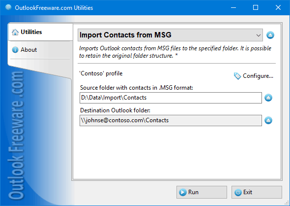 Windows 8 Import Contacts from MSG for Outlook 5.0 full Windows 8 Import Contacts from MSG for Outlook full