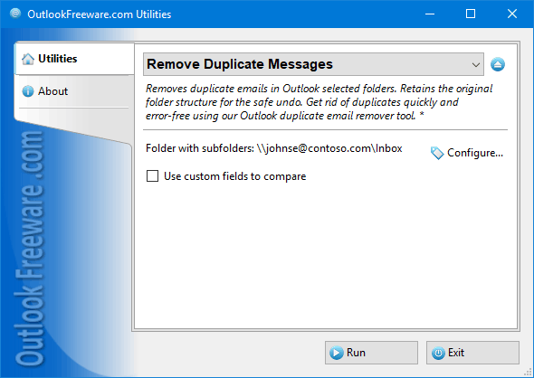 Remove Duplicate Messages for Outlook 4.21 full