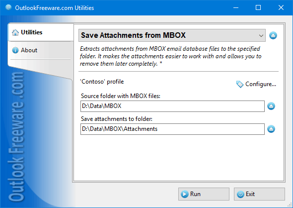 Free tool to extract attachments from MBOX.