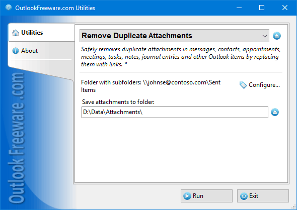 Remove Duplicate Attachments for Outlook